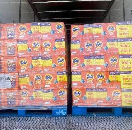 Laundry detergent pallets for sale
