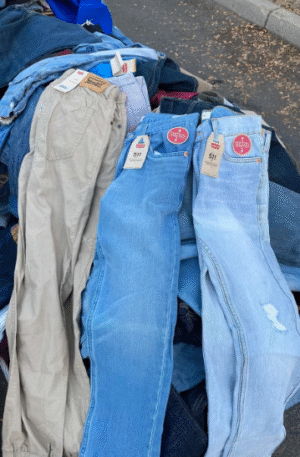 Wholesale Levi Jean Clothings Pallets