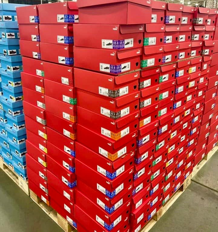 Wholesale Puma shoe pallets for sale