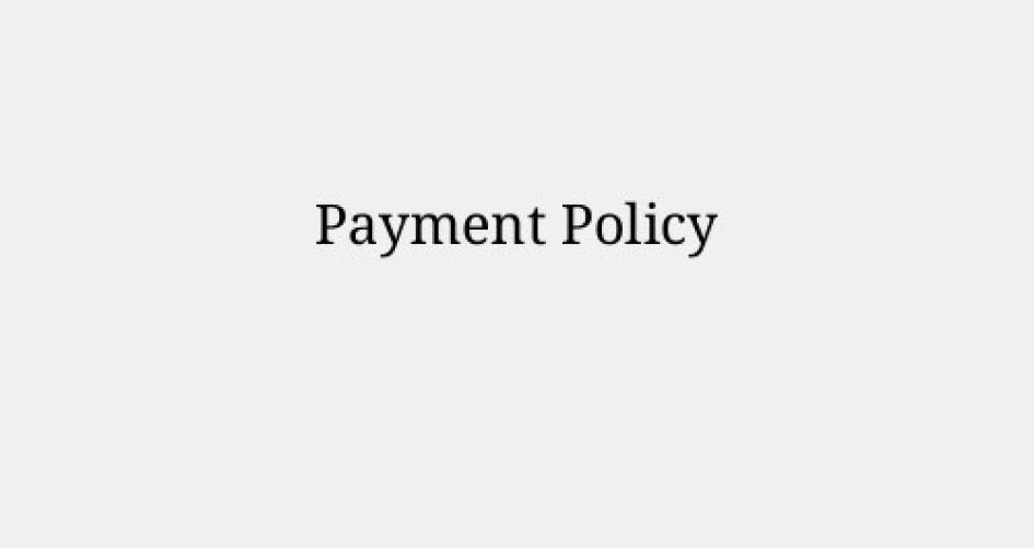 Payment Policy